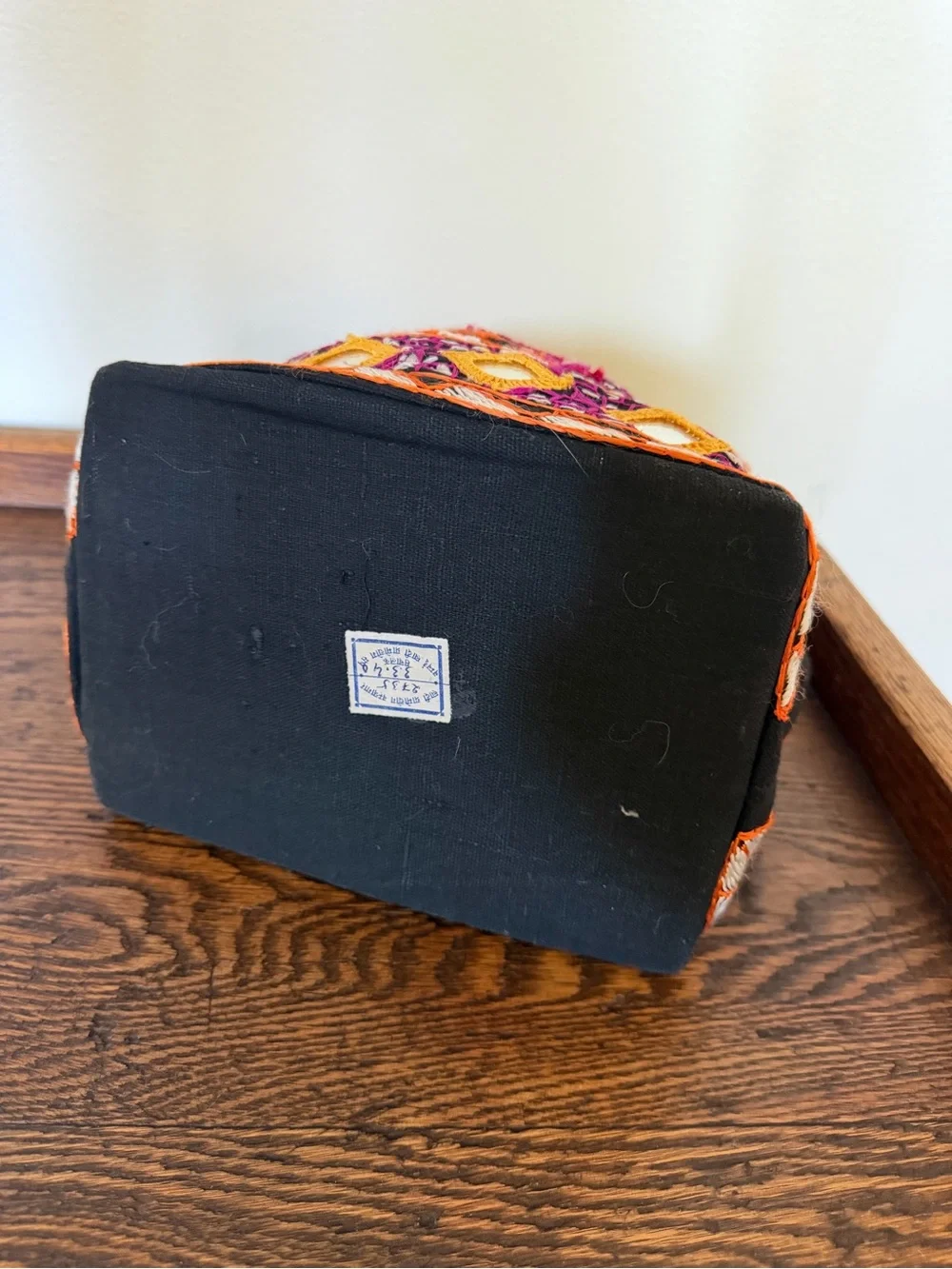 Vintage Indian Banjara Shisha Bucket Bag